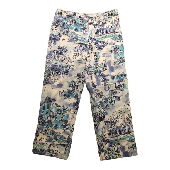 Rafael a Floral Print Women’s Capris Size 8 - Picture 6 of 6